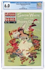 CLASSICS ILLUSTRATED JUNIOR #501 MARCH 1956 CGC 6.0 FINE (SNOW WHITE AND THE SEVEN DWARFS).