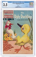 CLASSICS ILLUSTRATED JUNIOR #502 NOVEMBER 1957 CGC 3.5 VG- (UGLY DUCKLING).