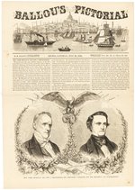 JAMES BUCHANAN JOHN C. BRECKINRIDGE DEMOCRATIC CANDIDATES NEWSPAPER.