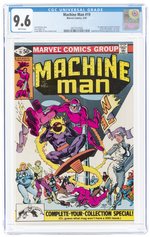 MACHINE MAN #19 FEBRUARY 1981 CGC 9.6 NM+.