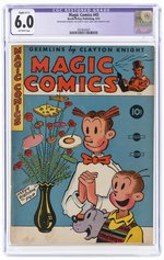 MAGIC COMICS #45 APRIL 1943 CGC RESTORED 6.0 SLIGHT (C-1) FINE.