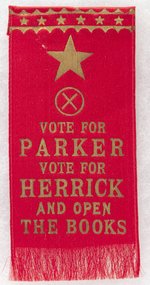 PARKER & HERRICK NEW YORK COATTAIL RIBBON.