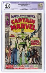 MARVEL SUPER-HEROES #12 DECEMBER 1967 CGC RESTORED 2.0 SLIGHT (C-1) GOOD (FIRST CAPTAIN MARVEL).