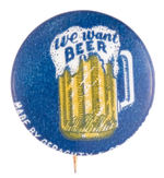 RARE "WE WANT BEER" BY GERAGHTY.