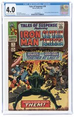 TALES OF SUSPENSE #78 JUNE 1966 CGC 4.0 VG.