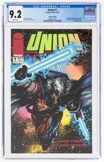 UNION #1 JUNE 1993 CGC 9.2 NM- (HOLOFOIL EDITION).