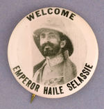 "WELCOME EMPOROR HAILE SELASSIE."