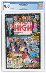 RIVERDALE HIGH #1 AUGUST 1990 CGC 9.0 VF/NM.