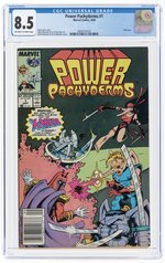 POWER PACHYDERMS #1 SEPTEMBER 1989 CGC 8.5 VF+.