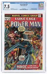 POWER MAN #18 APRIL 1974 CGC 7.5 VF-.