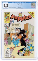 POPPLES #1 DECEMBER 1986 CGC 9.8 NM/MINT.