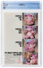 POPPLES #1 DECEMBER 1986 CGC 9.8 NM/MINT.