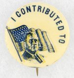 I CONTRIBUTED TO ROOSEVELT FLAG PORTRAIT BUTTON.