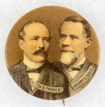 GOLD PARKER AND DAVIS 1904 JUGATE BUTTON.