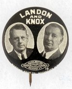 LANDON AND KNOX BW JUGATE BUTTON.