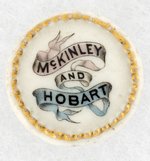 MCKINLEY AND HOBART PORCELAIN STUD.