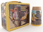 RONALD McDONALD SHERIFF OF CACTUS CANYON ALADDIN LUNCH BOX AND THERMOS.