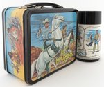 THE LEGEND OF THE LONE RANGER ALADDIN LUNCH BOX AND THERMOS.