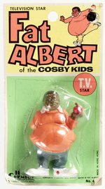 FAT ALBERT PVC FIGURE ON CARD BY CHEMTOY.