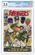 AVENGERS #60 JANUARY 1969 CGC 3.5 VG-.