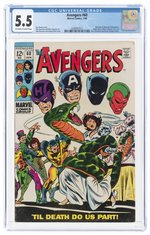 AVENGERS #60 JANUARY 1969 CGC 5.5 FINE-.