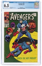 AVENGERS #56 SEPTEMBER 1968 CGC 6.5 FINE+.