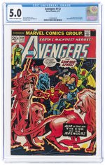 AVENGERS #112 JUNE 1973 CGC 5.0 VG/FINE (FIRST MANTIS).