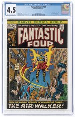 FANTASTIC FOUR #120 MARCH 1972 CGC 4.5 VG+ (FIRST AIR-WALKER).