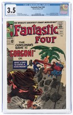 FANTASTIC FOUR #44 NOVEMBER 1965 CGC 3.5 VG- (FIRST GORGON).