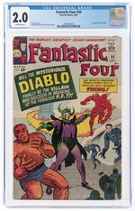 FANTASTIC FOUR #30 SEPTEMBER 1964 CGC 2.0 GOOD (FIRST DIABLO).