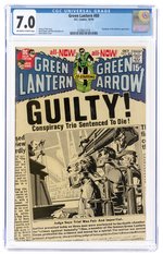 GREEN LANTERN VOL. 2 #80 OCTOBER 1970 CGC 7.0 FINE/VF.