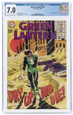 GREEN LANTERN VOL. 2 #65 DECEMBER 1968 CGC 7.0 FINE/VF.