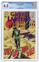 GREEN LANTERN VOL. 2 #65 DECEMBER 1968 CGC 6.5 FINE+.