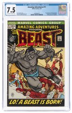 AMAZING ADVENTURES VOL. 2 #11 MARCH 1972 CGC 7.5 VF- (FIRST FURRY BEAST).