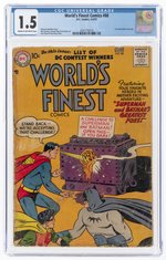 WORLD'S FINEST COMICS #88 MAY-JUNE 1957 CGC 1.5 FAIR/GOOD.