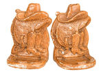 "TOM MIX MEMORIAL" BOOKENDS.