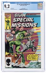 G.I. JOE SPECIAL MISSIONS #1 OCTOBER 1986 CGC 9.2 NM-.