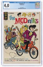 MODNIKS #1 AUGUST 1967 CGC 4.0 VG.