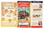 1950s “ESSO” TOURING SERVICE MAPS/BROCHURES/MORE.