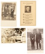 GROUP OF FOUR CALVIN COOLIDGE POSTCARDS.