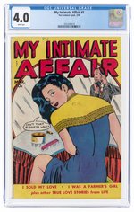 MY INTIMATE AFFAIR #1 MARCH 1950 CGC 4.0 VG.