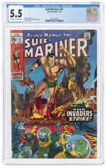 SUB-MARINER #21 JANUARY 1970 CGC 5.5 FINE-.