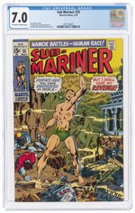 SUB-MARINER #25 MAY 1970 CGC 7.0 FINE/VF.