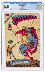 SUPERMAN #259 OCTOBER 1974 CGC 5.0 VG/FINE (MEXICAN EDITION).