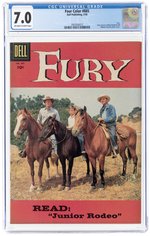 FOUR COLOR #885 MARCH 1958 CGC 7.0 FINE/VF (FURY).