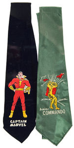 “CAPTAIN MARVEL/JUNIOR COMMANDO” CHILD’S TIE.