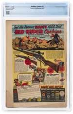 SOLDIER COMICS #2 MARCH 1952 CGC 1.5 FAIR/GOOD.