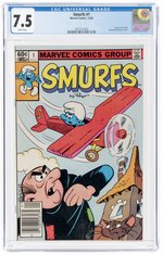 SMURFS #1 DECEMBER 1982 CGC 7.5 VF-.