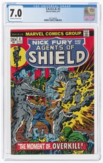 S.H.I.E.L.D. #3 JUNE 1973 CGC 7.0 FINE/VF.