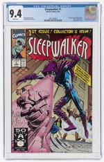 SLEEPWALKER #1 JUNE 1991 CGC 9.4 NM (FIRST SLEEPWALKER).